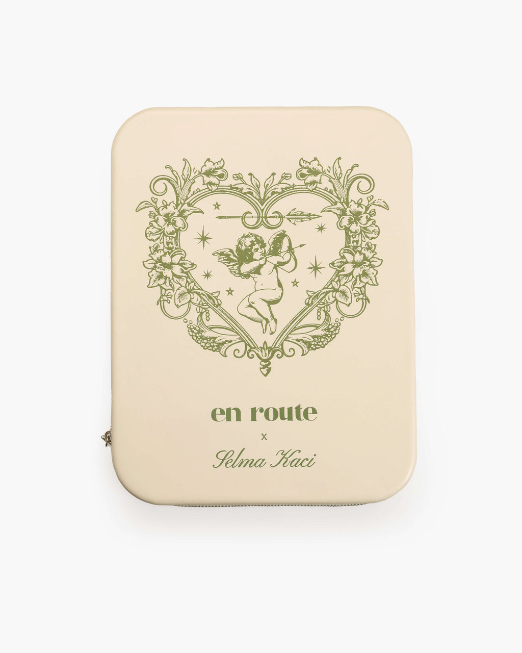 Isola Heart Jewelry Box in Beige