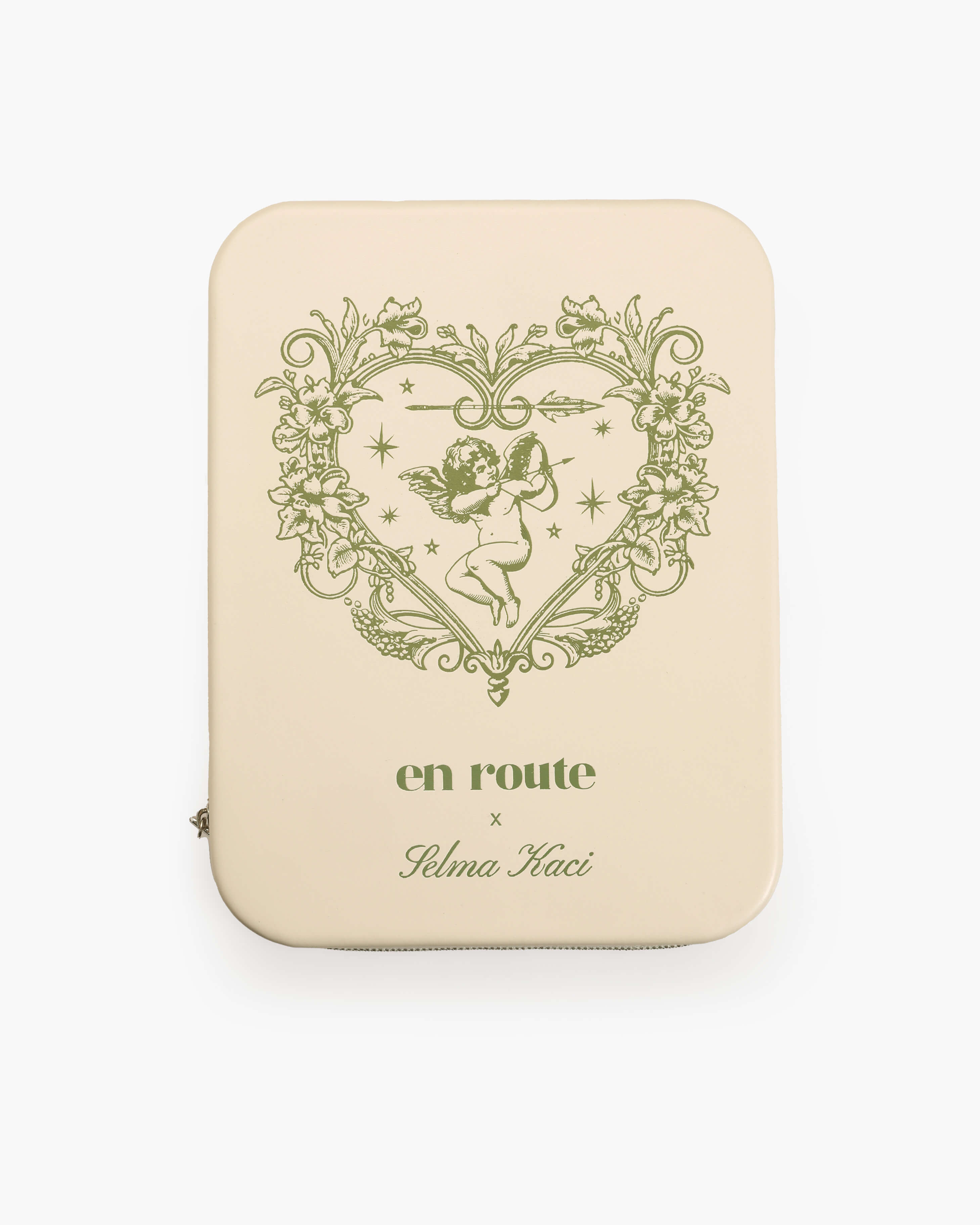 Isola Heart Jewelry Box in Beige