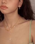 Adriana Necklace & Crystal Marquise Earrings Set