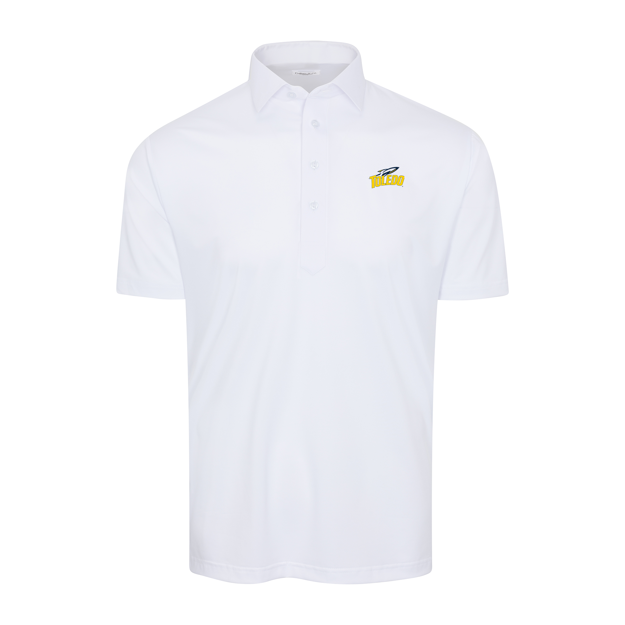 Toledo Semi-Spread Collar Polo White