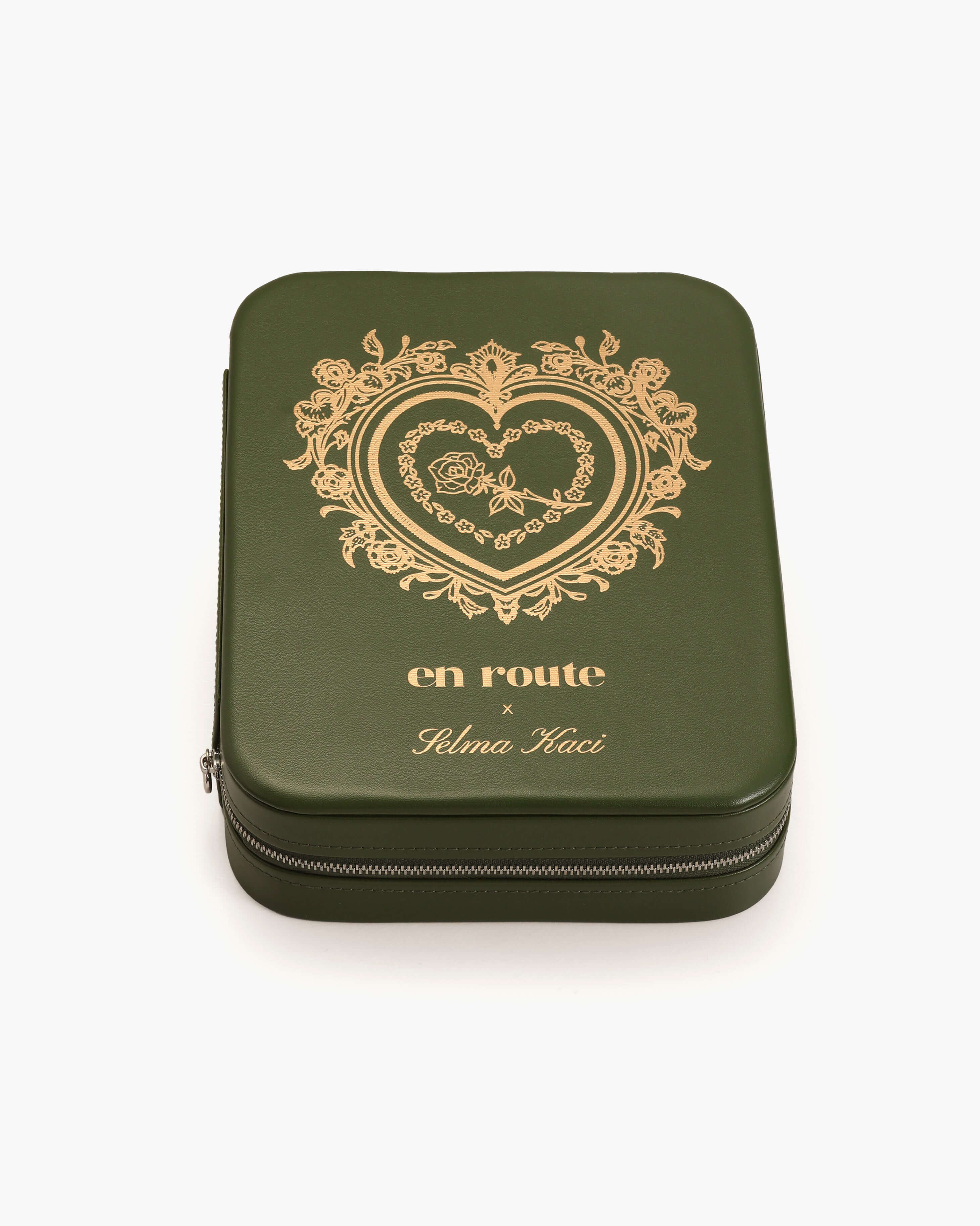 Isola Heart Jewelry Box in Beige